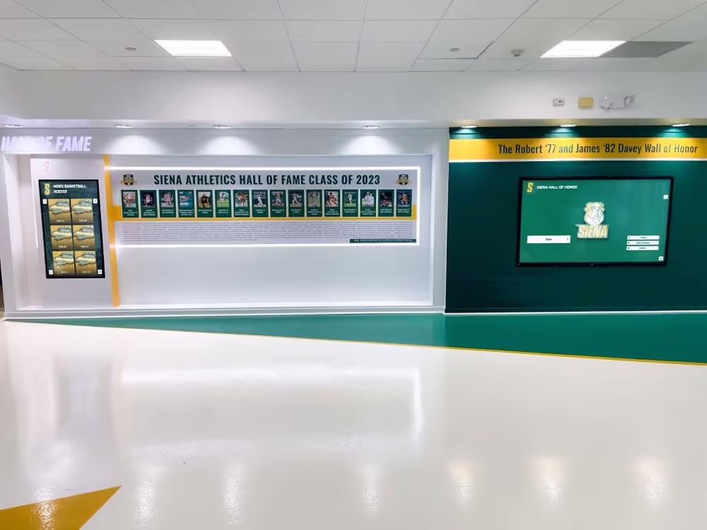 Siena College Digital Trophy Case